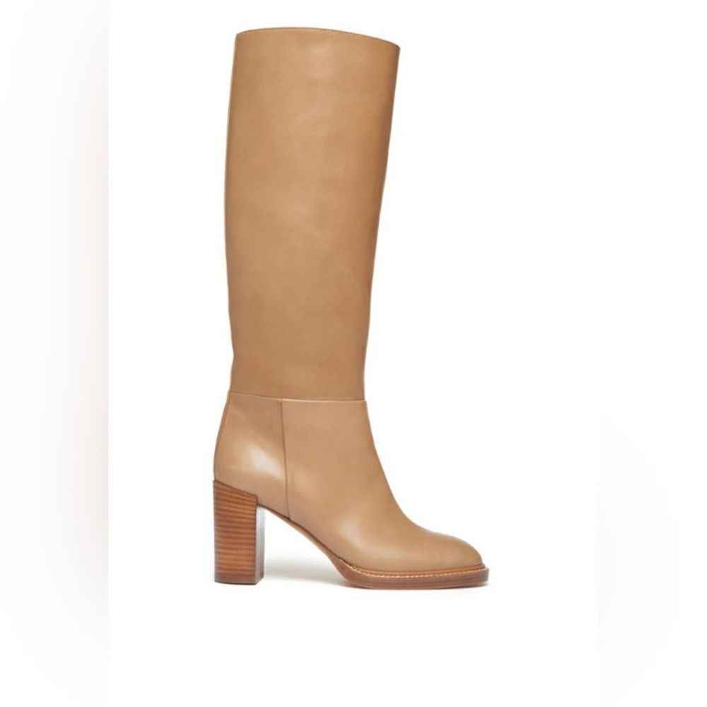 Gabriela Hearst Bocca Knee High Boot in Dark Camel Leather size 36.5